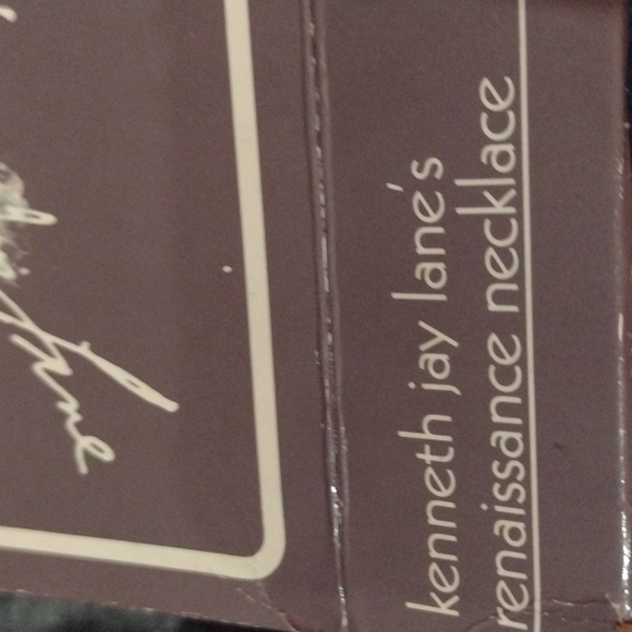 16' kjl signed vintage Renaissance necklace 1989 rare find - Picture 3 of 4